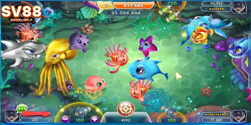 SV88 – Điểm đến hàng đầu cho game bắn cá đổi thẻ cào hấp dẫn